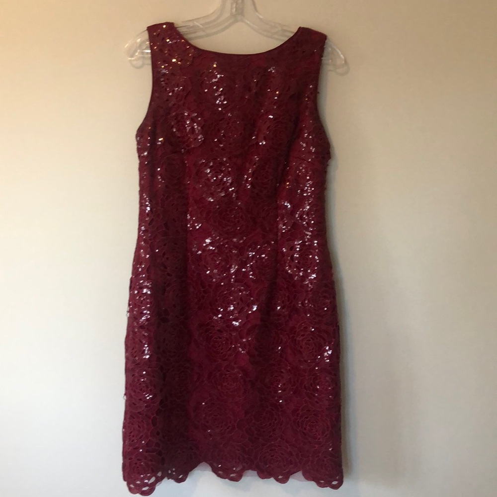 Maroon Cocktail Dress